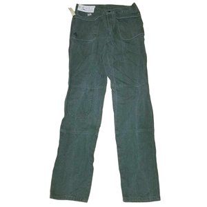 VTG 80s NWT RIG Mens Green Vintage Cargo Straight Denim Pants Sz 30 Style 0492N